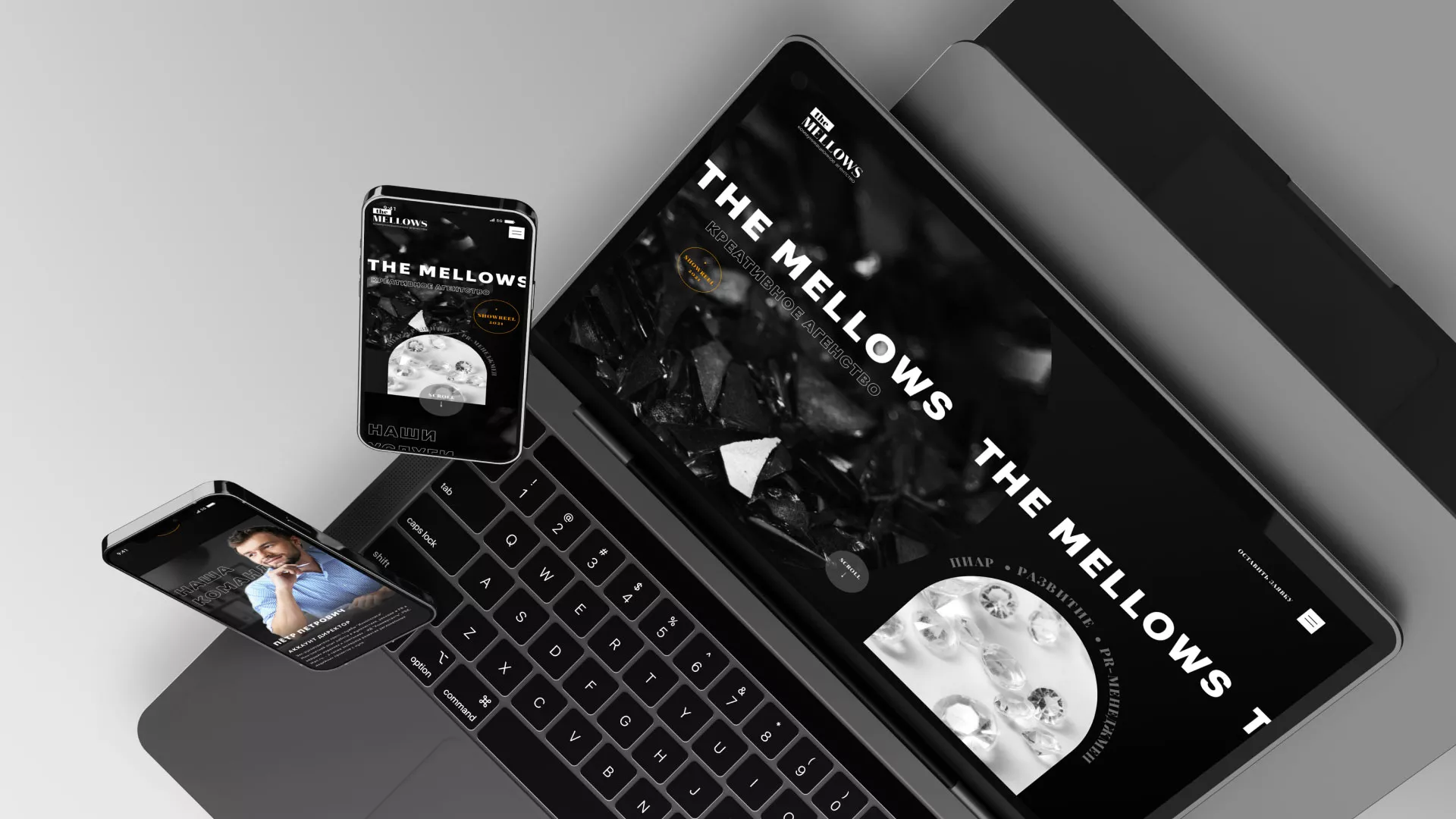 Разработка сайта креативного агентства «The Mellows» в Омске